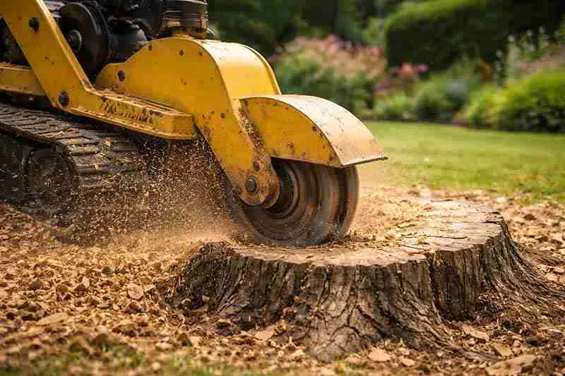Stump grinding in East Grinstead